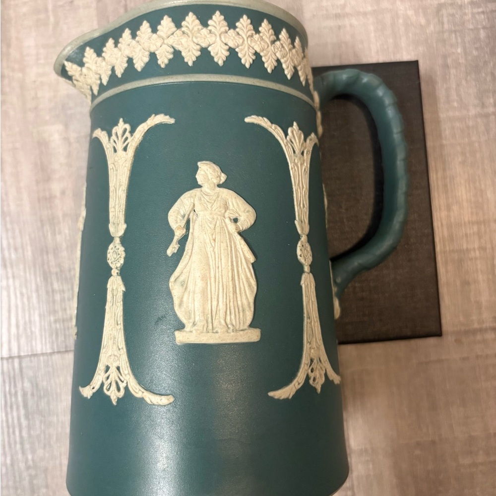 Dudson Brothers Jasperware Jug Made in England 1898 7 inches Height